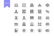 Business People Icons, a Duotone Icon by HacaStudio (Thumbnail 2 of 3)