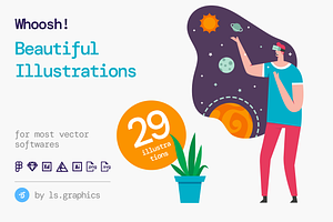 Whoosh! Illustration Kit