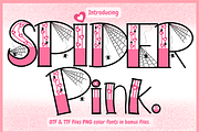 Spiderpink-PNG fonts, a Handwritten Font by It me digital art (Thumbnail 1 of 7)