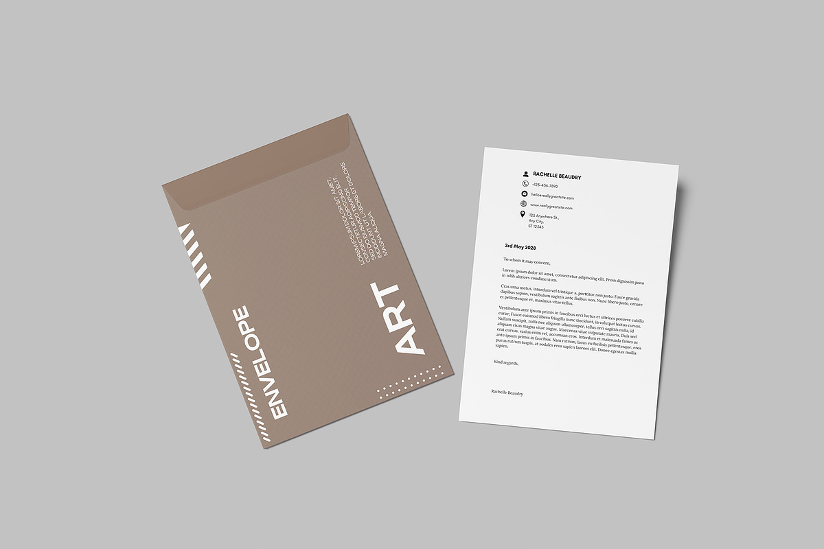 Realistic Envelope Mockup, an Advertising Mockup by rizalamora (Photo 7 of 11)