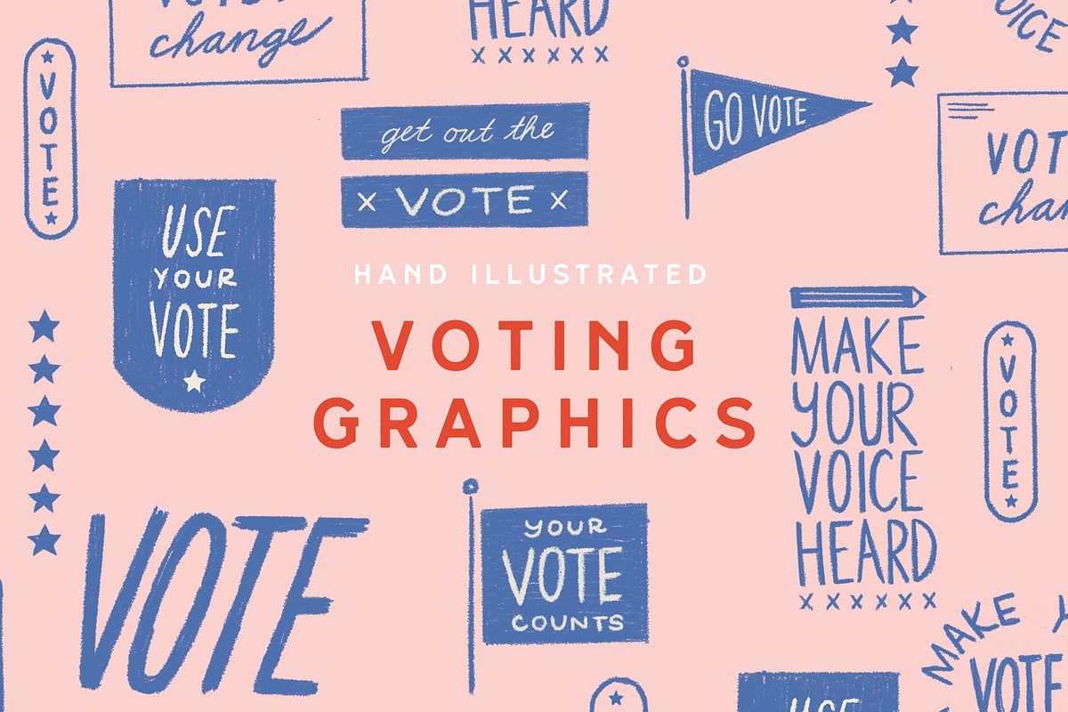 Voting Graphics, an Illustration by Mere Hunter (Photo 1 of 5)