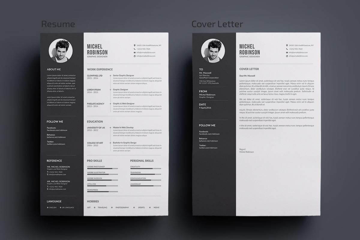 Resume/CV, a Resume Template by deviserpark (Photo 3 of 7)