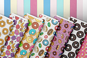 Donuts Pattern, a Pattern Graphic by Digital Studio (Thumbnail 2 of 6)