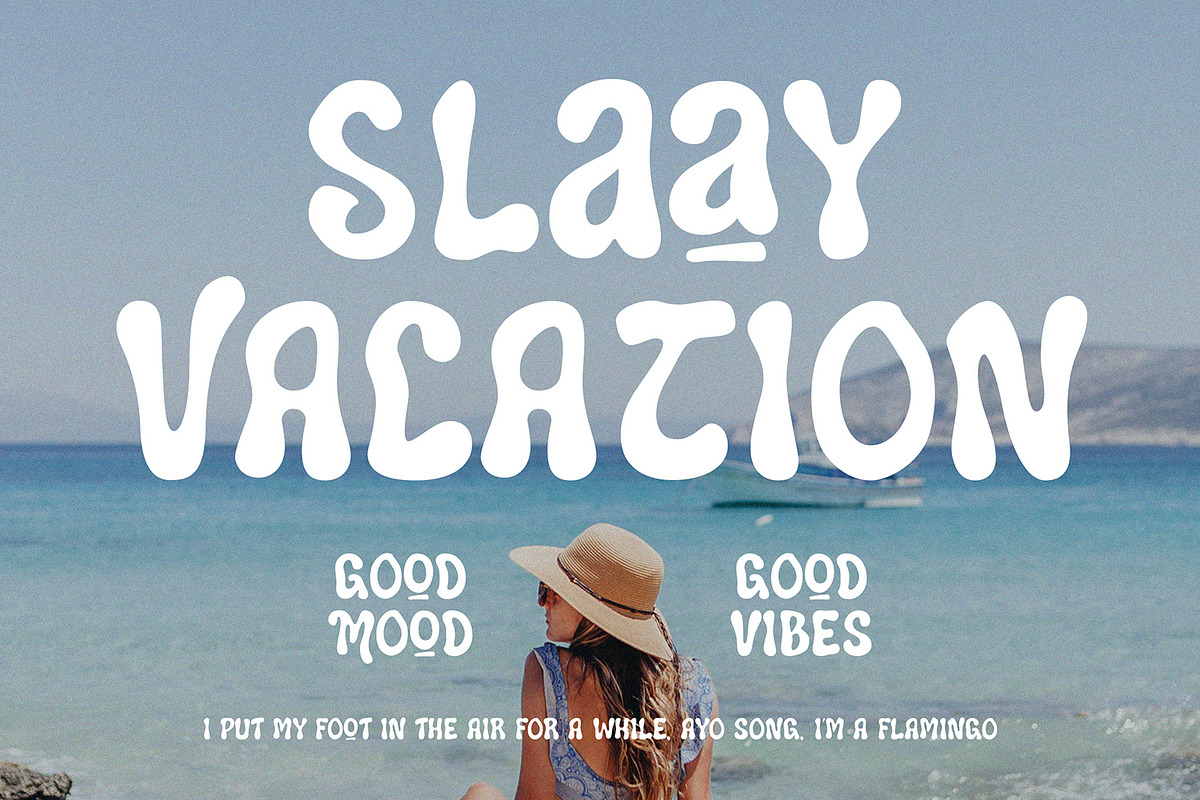 Panella - Groovy Display Font, a Script Font by AQR Studio (Photo 5 of 9)