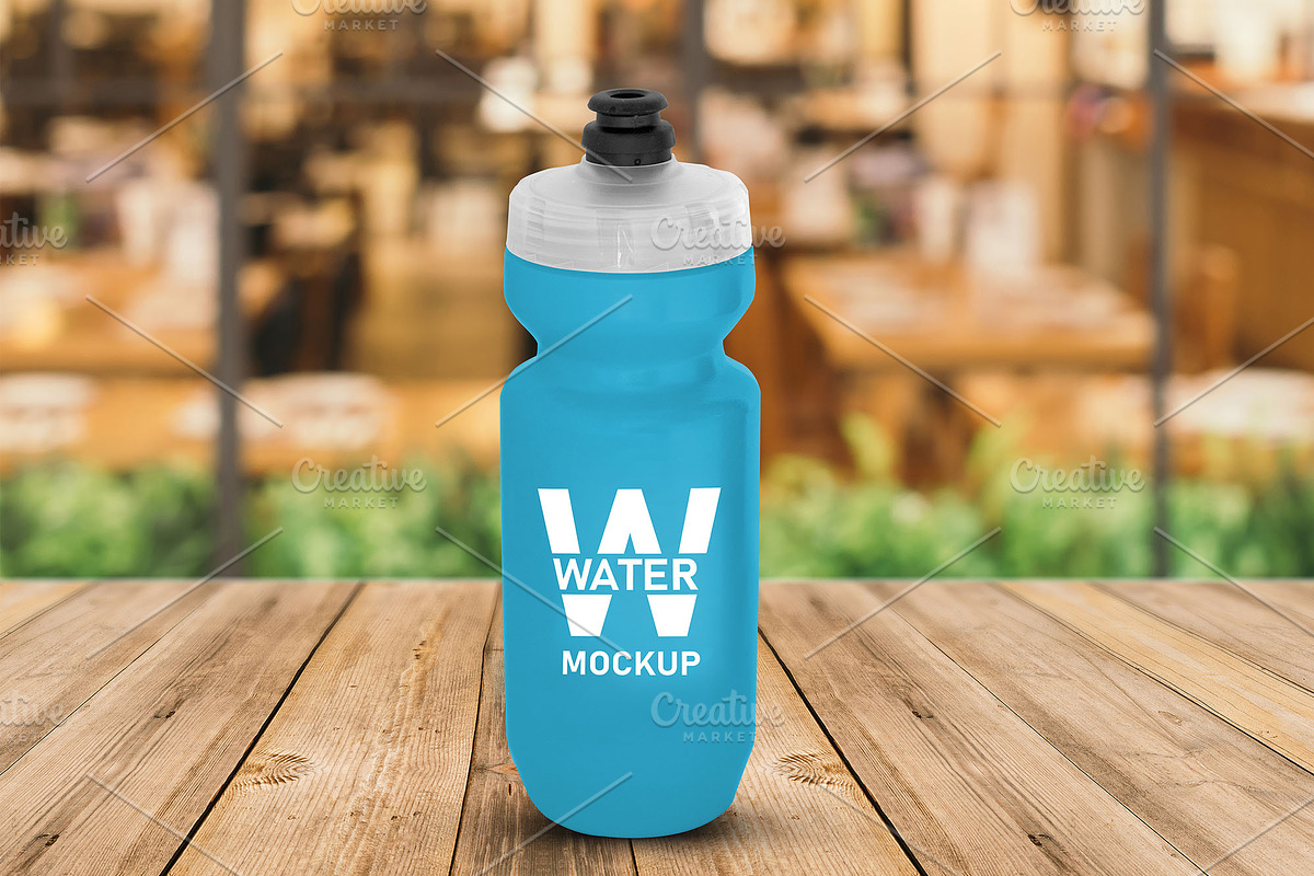 Plastic Water Bottle Mockup, a Cups & Container Mockup by Madjid (Photo 5 of 5)