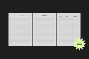 9 Printable Planner Pages, a Flyer Template by Art's and patterns (Thumbnail 4 of 4)