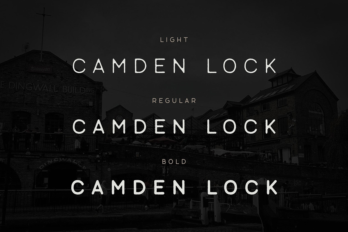 Camden Lock - Vintage Display Font, a Sans Serif Font by Medialoot (Photo 5 of 5)