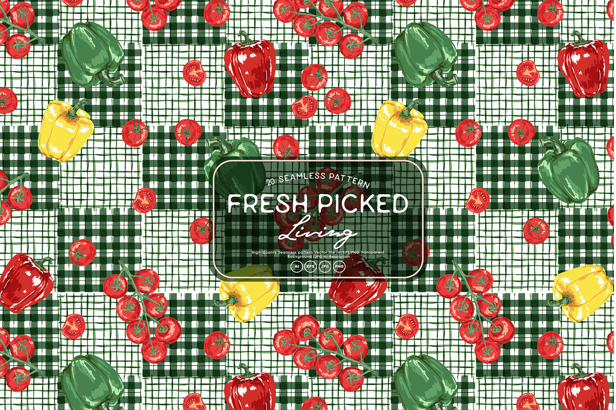Fresh Picked Living, a Pattern Graphic by MSNTY STUDIOX (Photo 4 of 30)