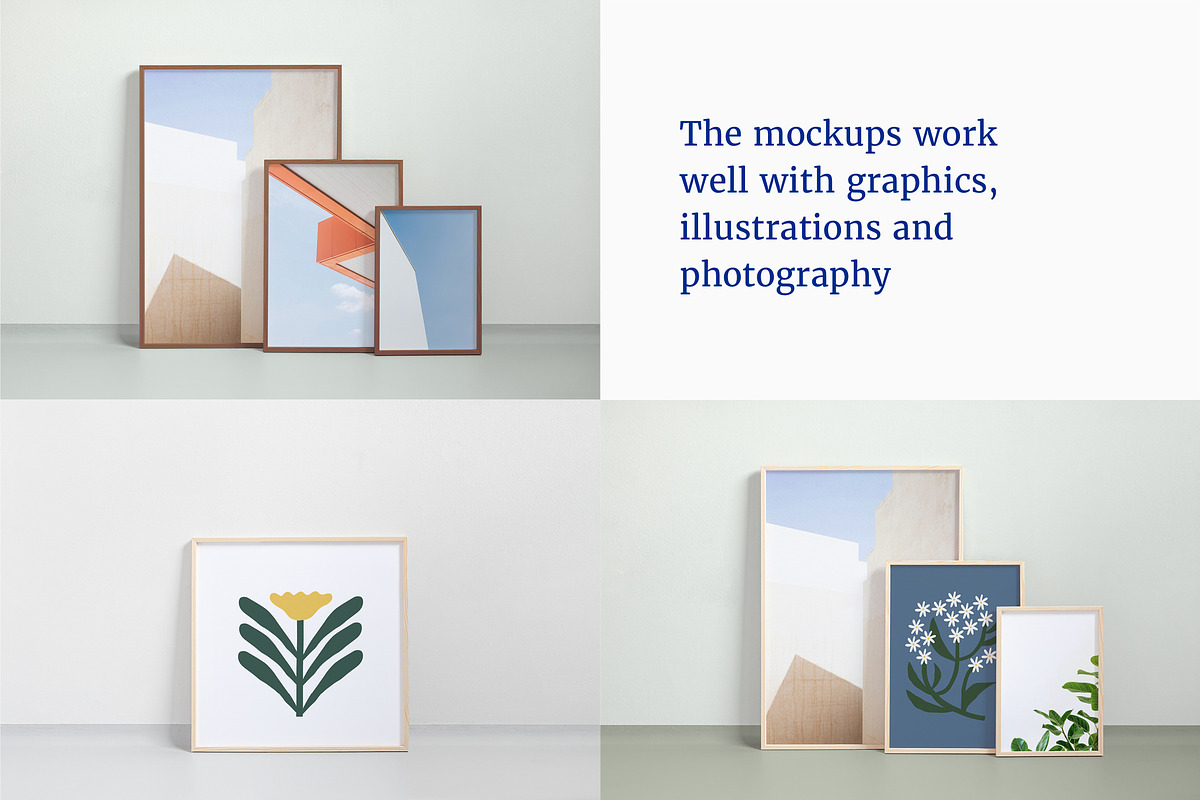 Minimal Frame Poster - Mockup Bundle, a Product Mockup by Studio MVDM (Photo 7 of 8)
