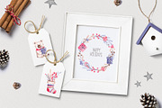 Watercolor Winter Teddy Collection, an Animal Illustration by YuliyaArtGarden (Thumbnail 6 of 8)