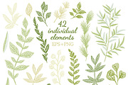 Leaves Branches & Herbs Fresh Doodle, a Decorative Illustration by antuanetto (Thumbnail 8 of 11)