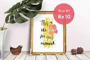 Frame Mockup w/ Philodendron & Decor, a Print Template by Hype Your Prints (Thumbnail 2 of 10)