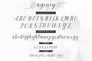 Agency Script, a Script Font by josstype (Thumbnail 10 of 11)