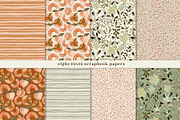 Peaches and Sage watercolor clipart, a Pattern Graphic by Bridgett Stahlman Design (Thumbnail 4 of 9)