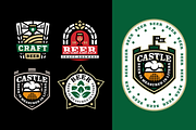 Beer Emblems, an Object Graphic by TickStyle (Thumbnail 1 of 2)