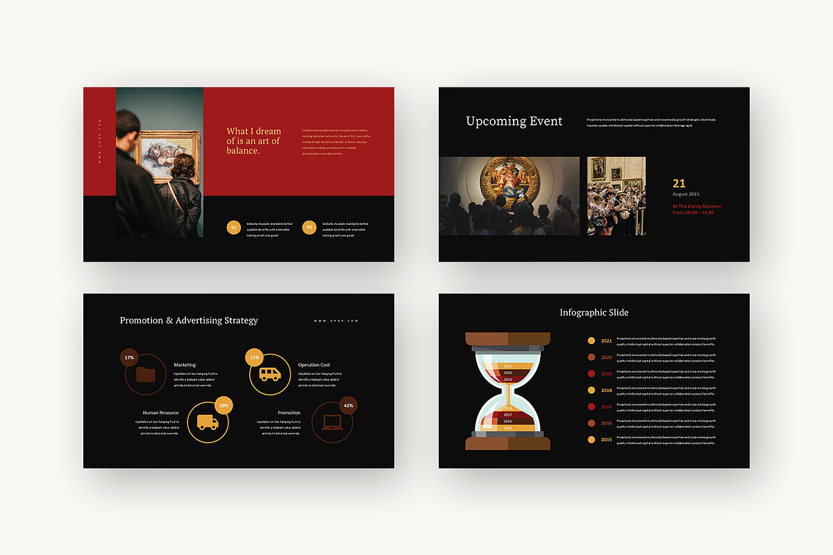 Dhar : Art Gallery Powerpoint, a Presentation Template by Punkl Camp (Photo 14 of 16)