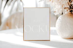 8x10 Sign Mockup, Bar Menu Mock, a Product Mockup by TatiMockup