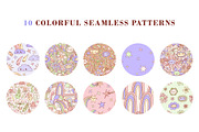 GROOVY NATURE illustrations patterns, an Object Illustration by Lena Nikolaeva (Thumbnail 6 of 15)