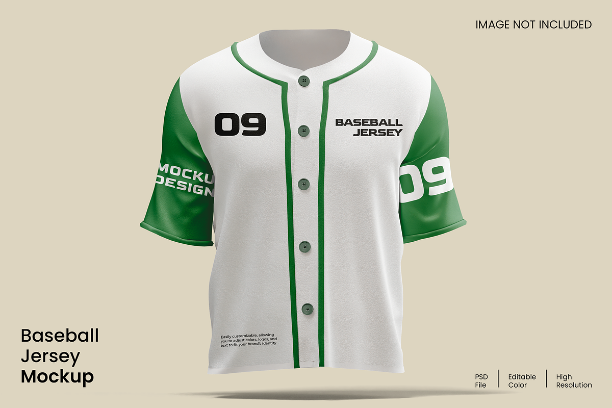 Baseball Jersey Mockup, a Shirt Mockup by Unerispace