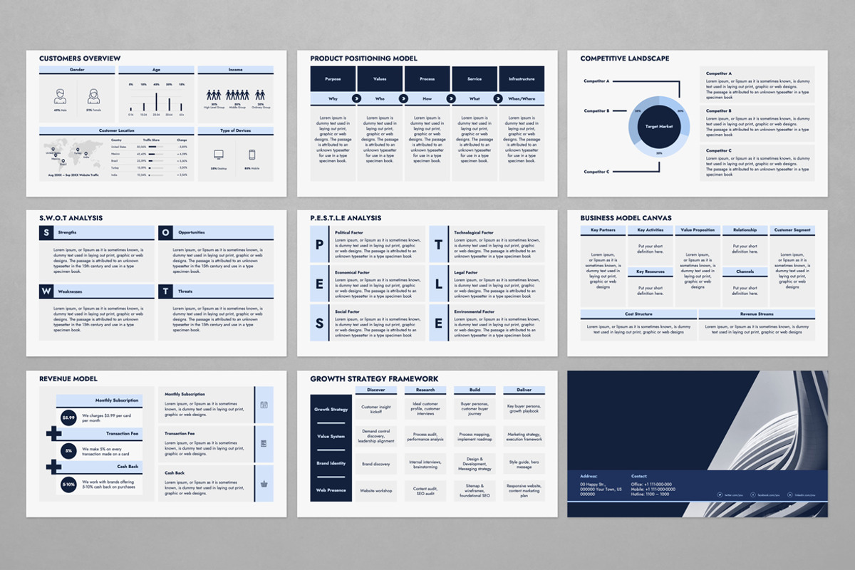 Business Strategy Presentation, a Presentation Template by JetzTemplates (Photo 3 of 4)
