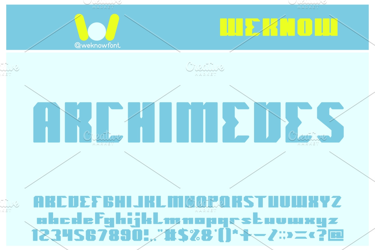 High Speed font, a Font by weknow (Photo 3 of 5)