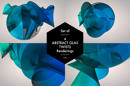 Abstract Glas Twist Set, a Graphic by helloSG