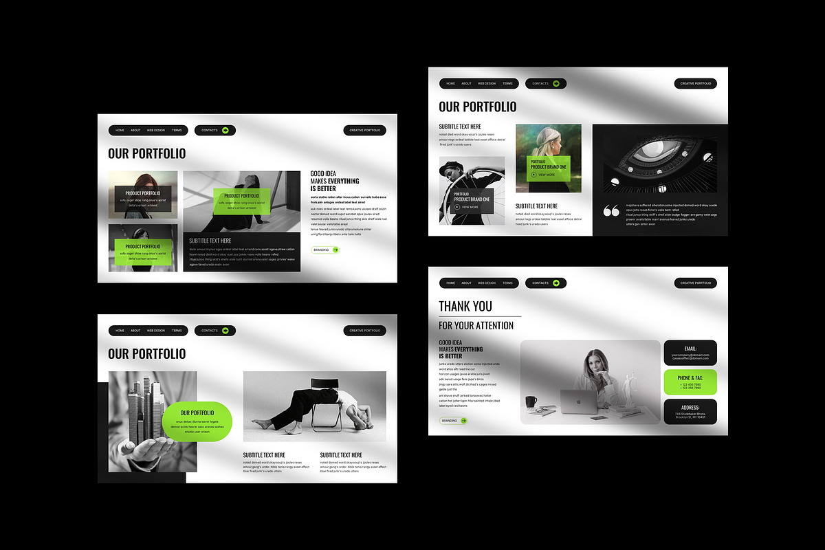 Creative Portfolio Presentation, a Presentation Template by Pradaxa (Photo 3 of 6)