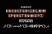 Halloween Juster - Scary Font, a Sans Serif Font by Iqsiart Studio (Thumbnail 5 of 6)