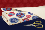 China Blue Christmas Ornaments Pack, a Decorative Illustration by Dana Designs (Thumbnail 8 of 14)