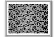 Flower pattern. Seamless black and, a Decorative Illustration by RODINA (Thumbnail 3 of 3)