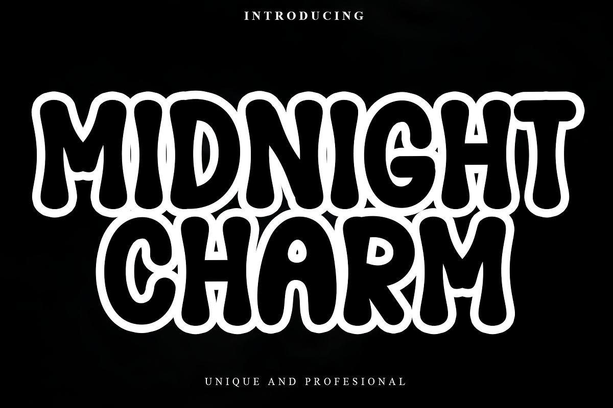 Midnight Charm, a Script Font by FreshTypeINK (Photo 1 of 8)