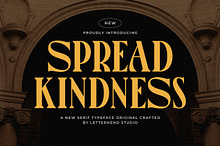 Spread Kindness Crafted Serif
