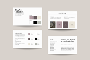 Luxury Brand Guidelines Templates