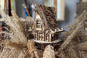 Garden Elf House - Laser Cut Design, an Object Graphic by VectorPainter (Thumbnail 4 of 16)