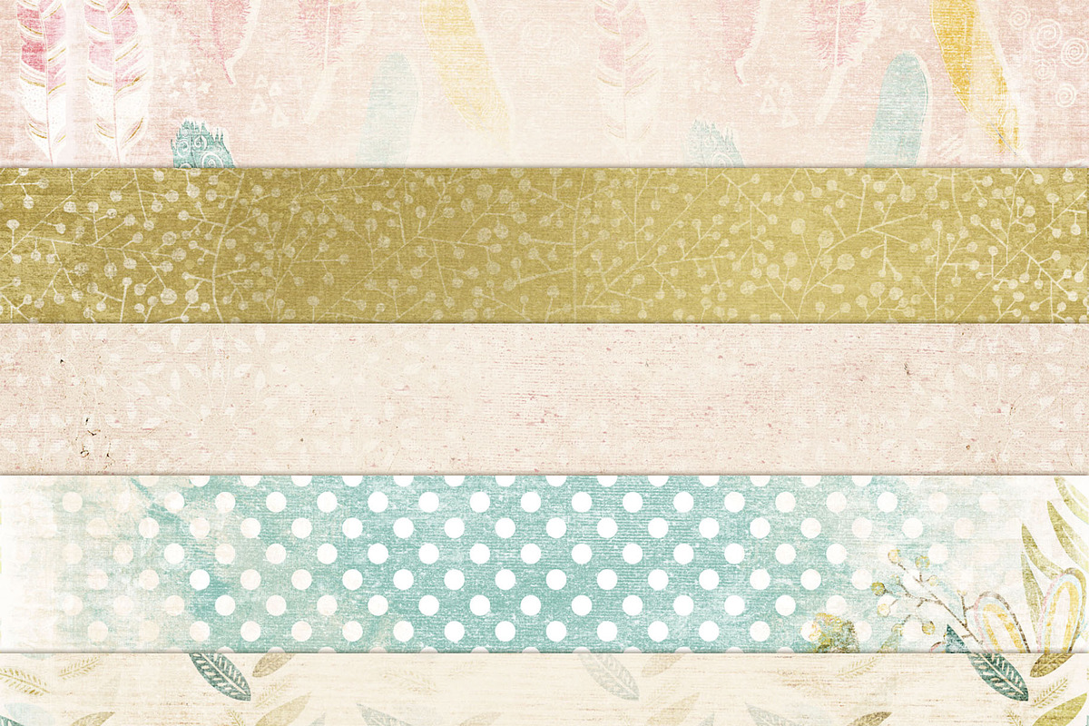 Lovely Pink Floral Background Paper, a Pattern Graphic by Carrie Stephens Art (Photo 6 of 6)