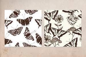 Vintage Butterflies Collection