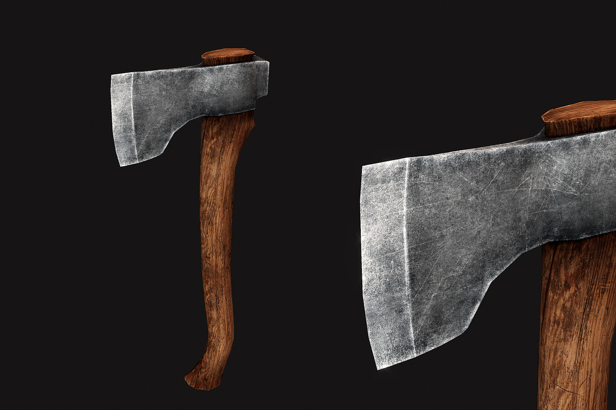 Baltic Carpenter Axe, an Object 3D Model by GamePoly (Photo 2 of 5)