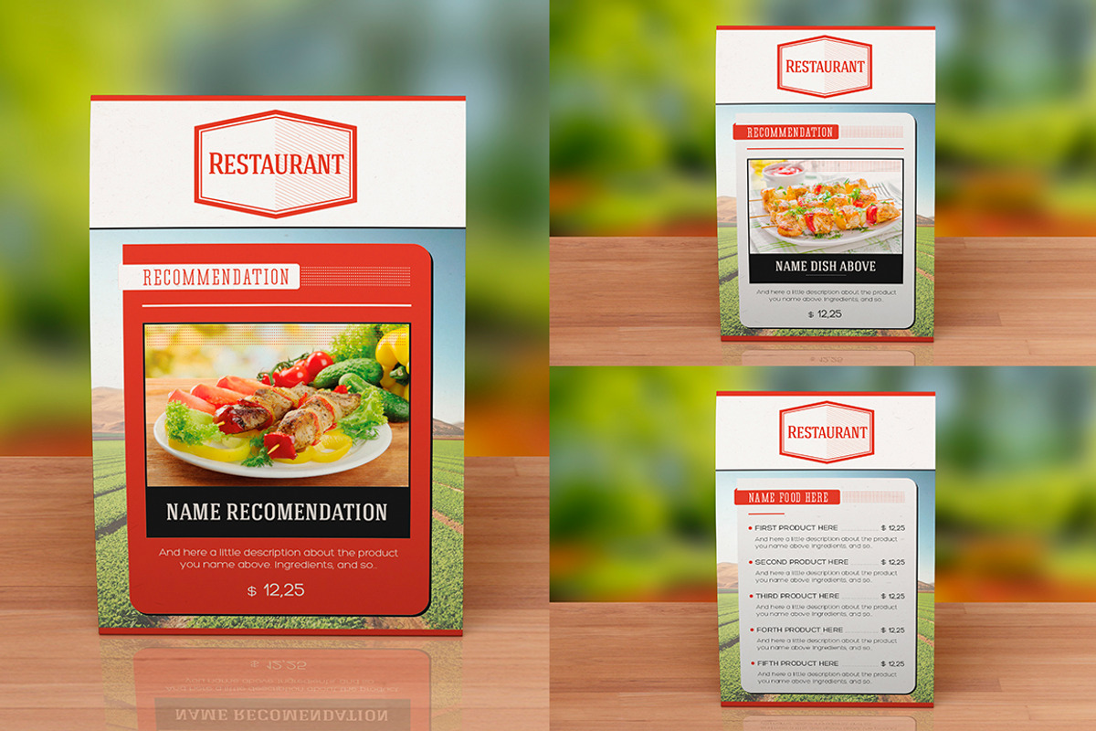 Elegant Food Menu 5, a Brochure Template by Luuqas Design (Photo 6 of 7)