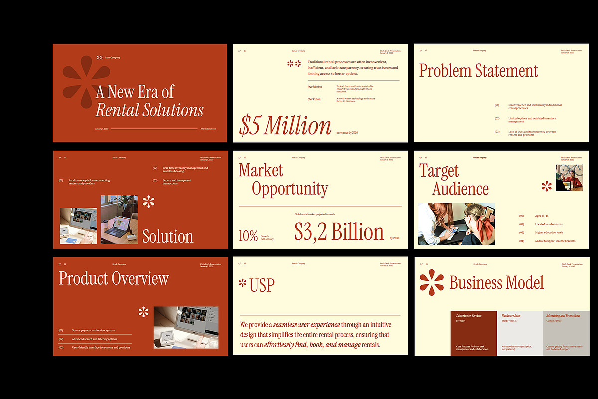 Rends Rental Platform Pitch Deck GSL preview 2