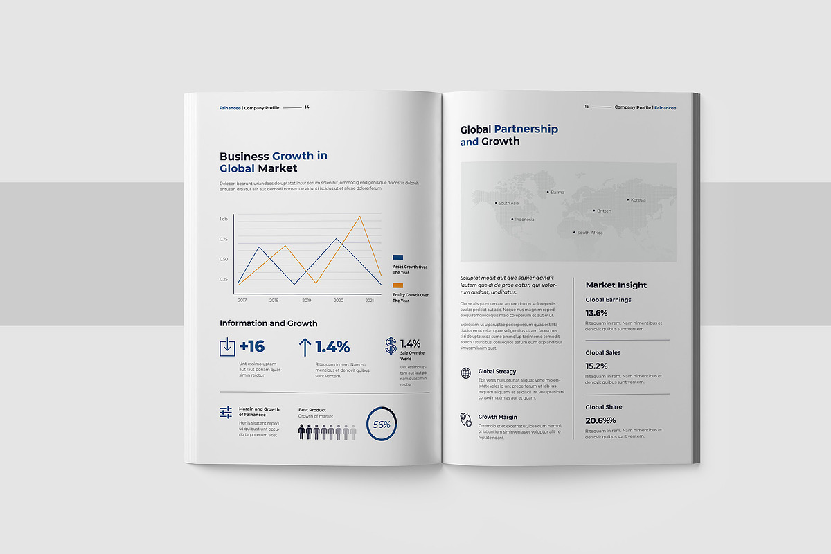 Creative Company Profile, a Brochure Template by astutedesign11 (Photo 8 of 11)
