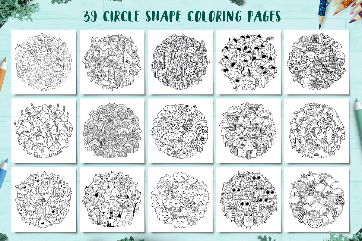 Coloring Pages Mega Collection, an Animal Illustration by Gulnara Sabirova (Photo 4 of 13)