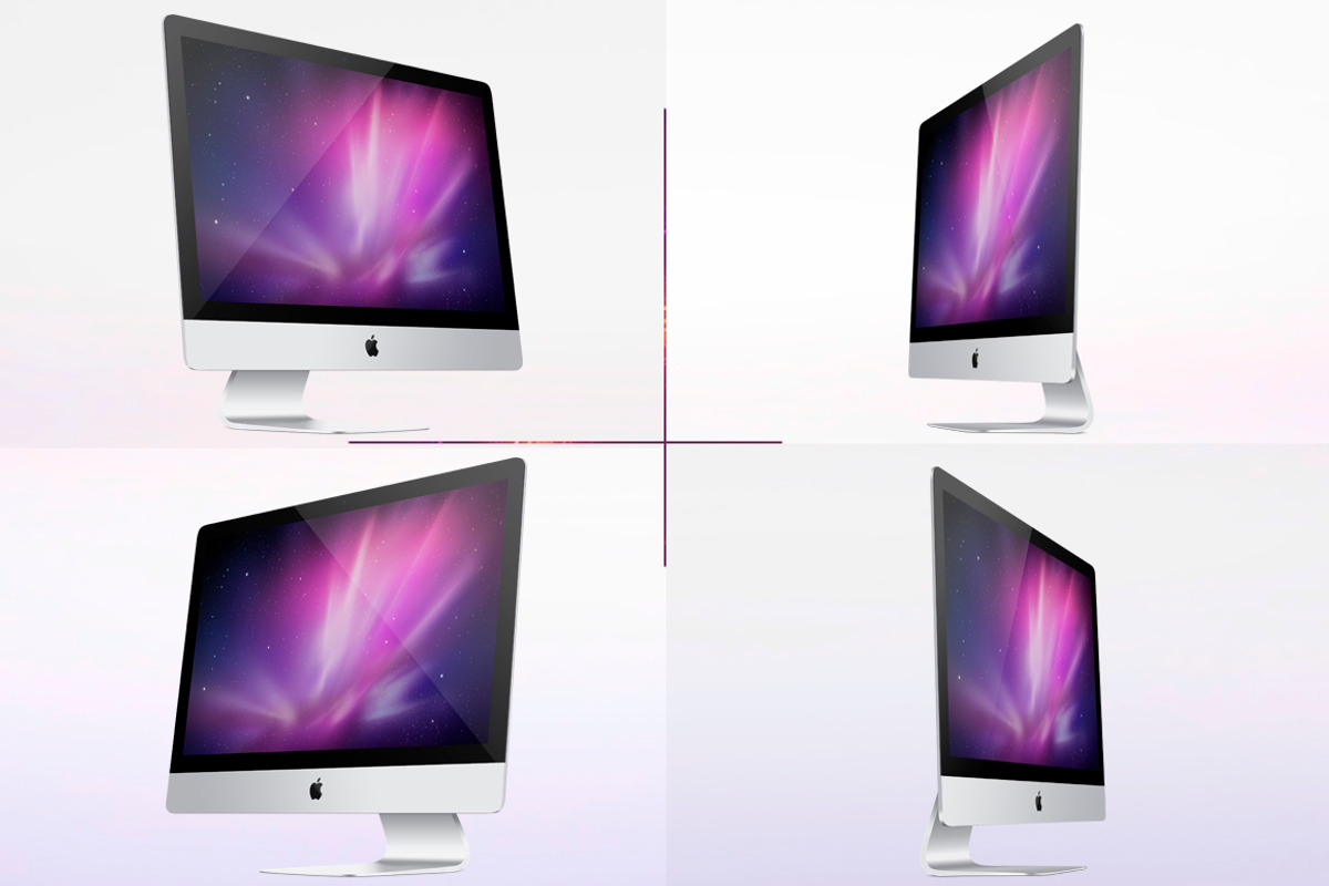 New Apple iMac (2014) Vector MockUp, a Mac Mockup by Alex_Yanko (Photo 3 of 5)