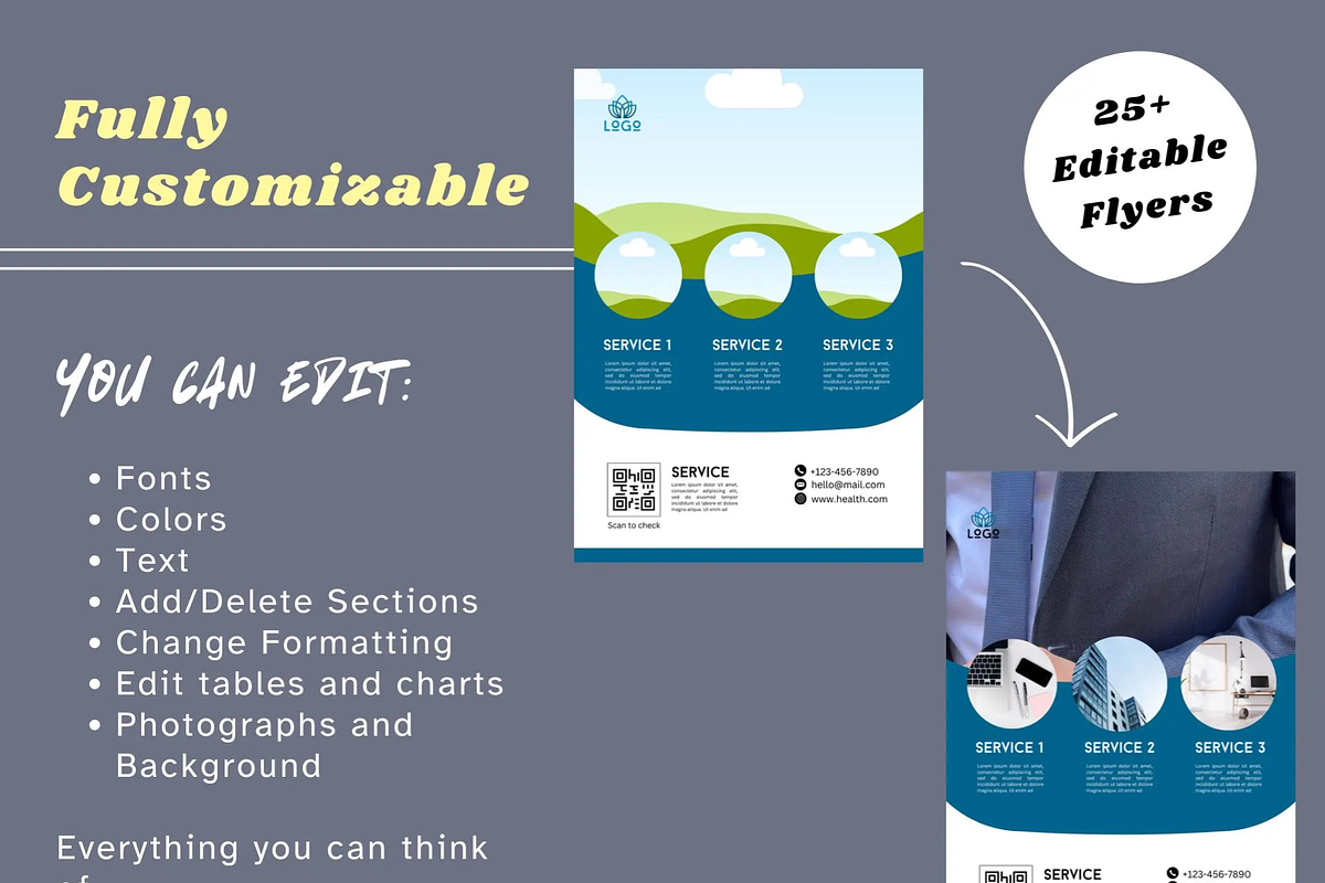 Business Pitch Deck Modern Canva, a Flyer Template by Climbwithelevator (Photo 5 of 9)