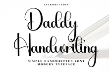 Daddy Handwriting