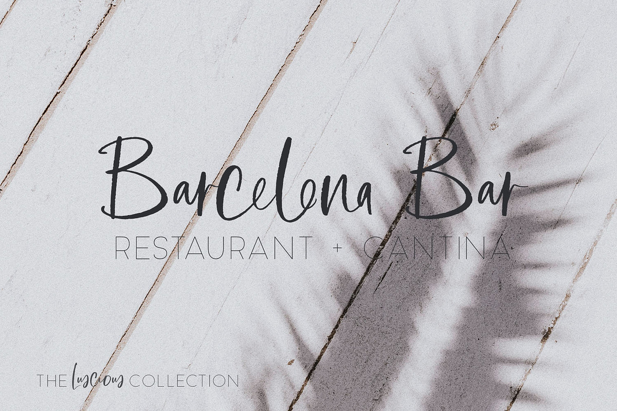 The Luscious Font Collection preview 7
