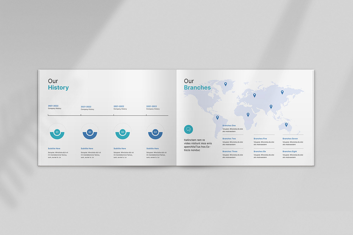 Corporate Company Profile, a Brochure Template by KreateTribe (Photo 5 of 10)