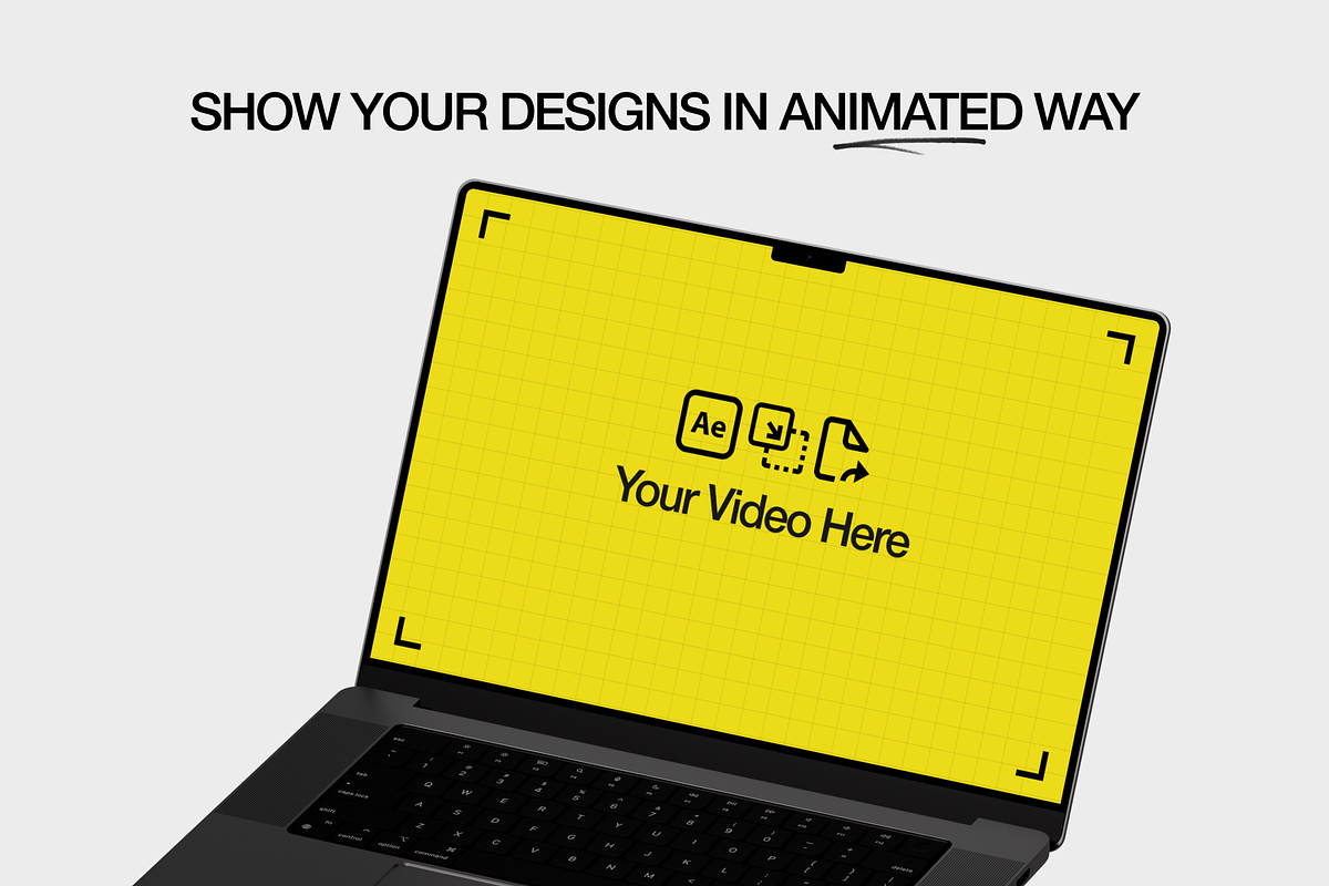 MacBook Pro Animated Loop Mockup, a Mac Mockup by Arpit Brandings (Photo 3 of 7)