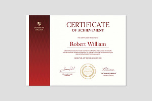 Certificate Template, a Stationery Template by BrandPacks