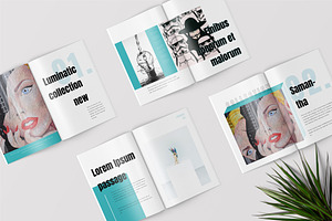 Lumatics - Pop Art Magazine Template