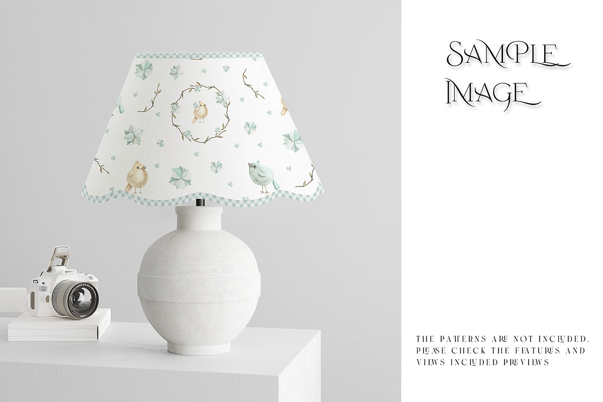 Scalloped Lampshade Mockups, a Mockup by mock-ups (Photo 13 of 22)